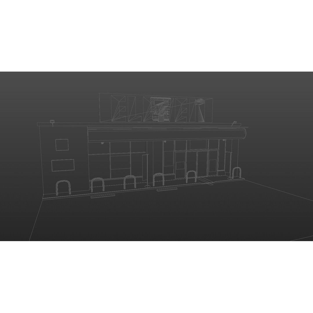 7-Eleven Store 3D Model – Low Poly Game Asset, Blender & FBX