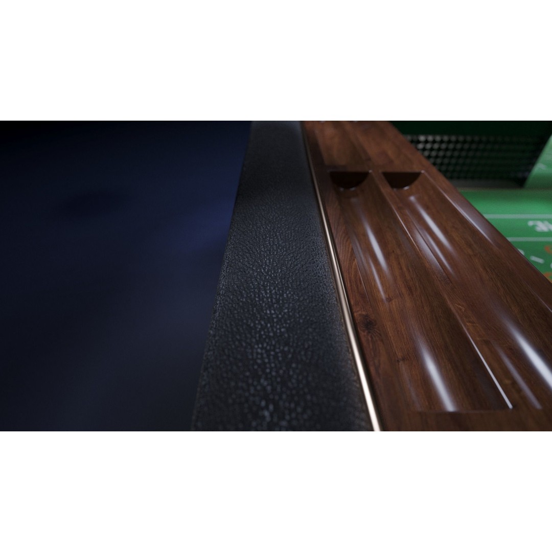 Craps Table 3D Model – Luxury Game Asset, FBX & OBJ Formats - View 10