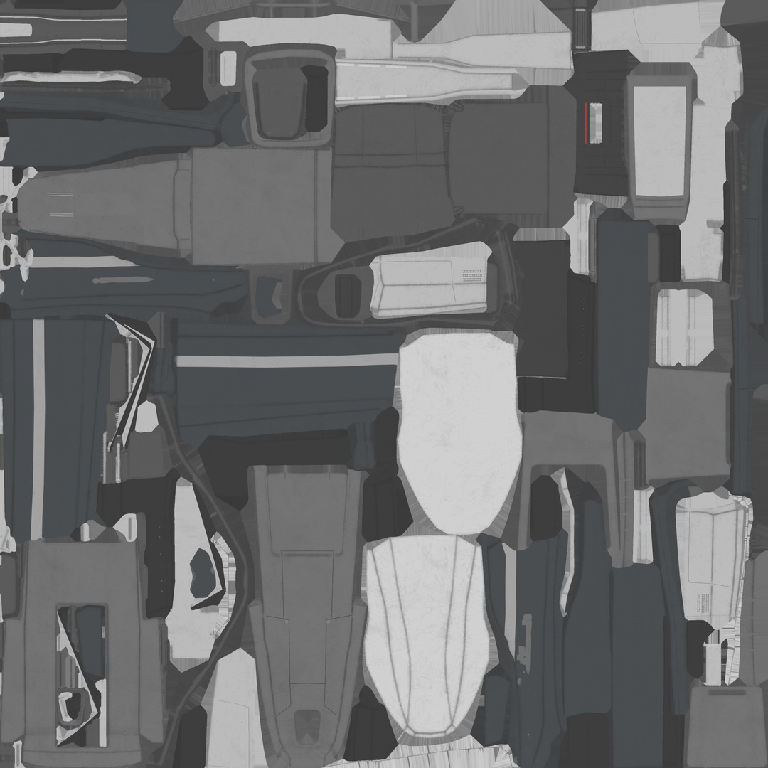 Sci-Fi Ship 3D Model – Rigged Interior Spaceship, FBX & Blender