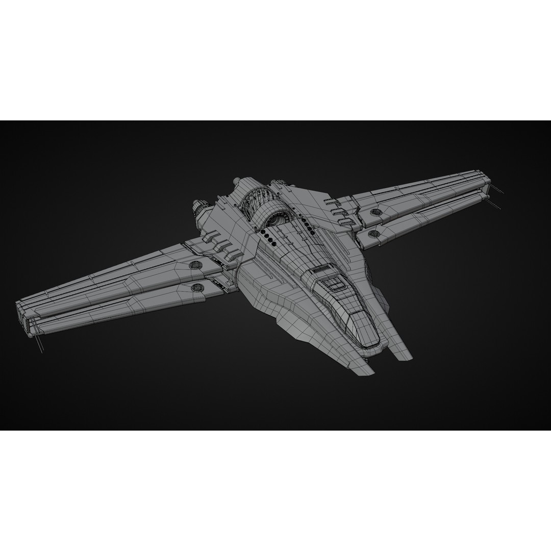 Sci-Fi Ship 3D Model – Rigged Interior Spaceship, FBX & Blender - View 27