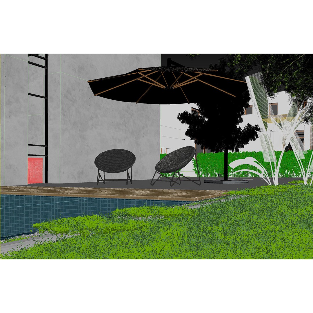 Savion Residence 3D Model – Detailed Architectural Visualization, FBX - View 14