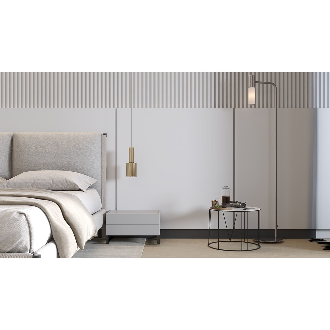 Hotel Room 3D Model – Modern Minimalist Interior, FBX - View 7