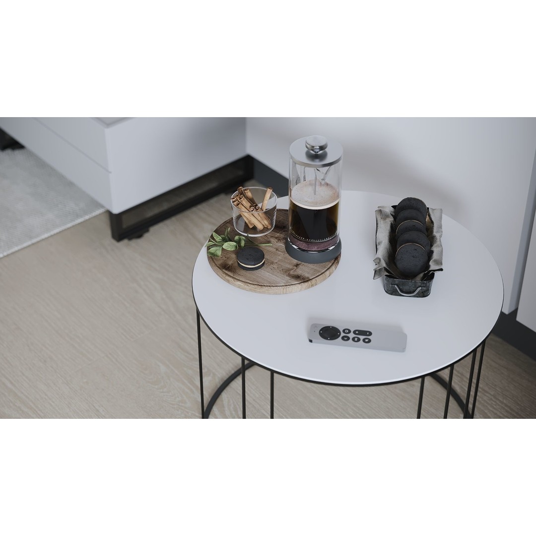 Hotel Room 3D Model – Modern Minimalist Interior, FBX - View 8
