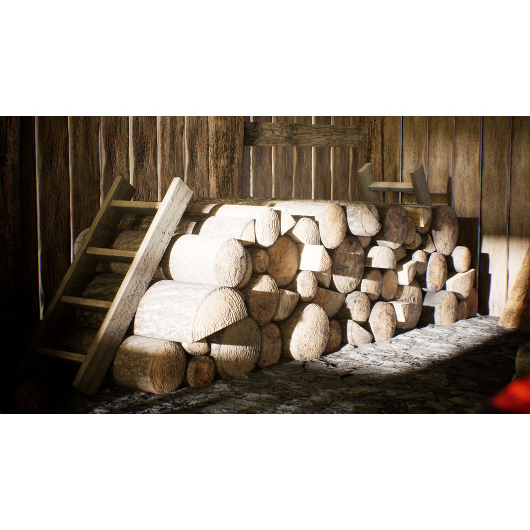 Medieval Blacksmith 3D Model – Low Poly Game Asset, FBX - View 5