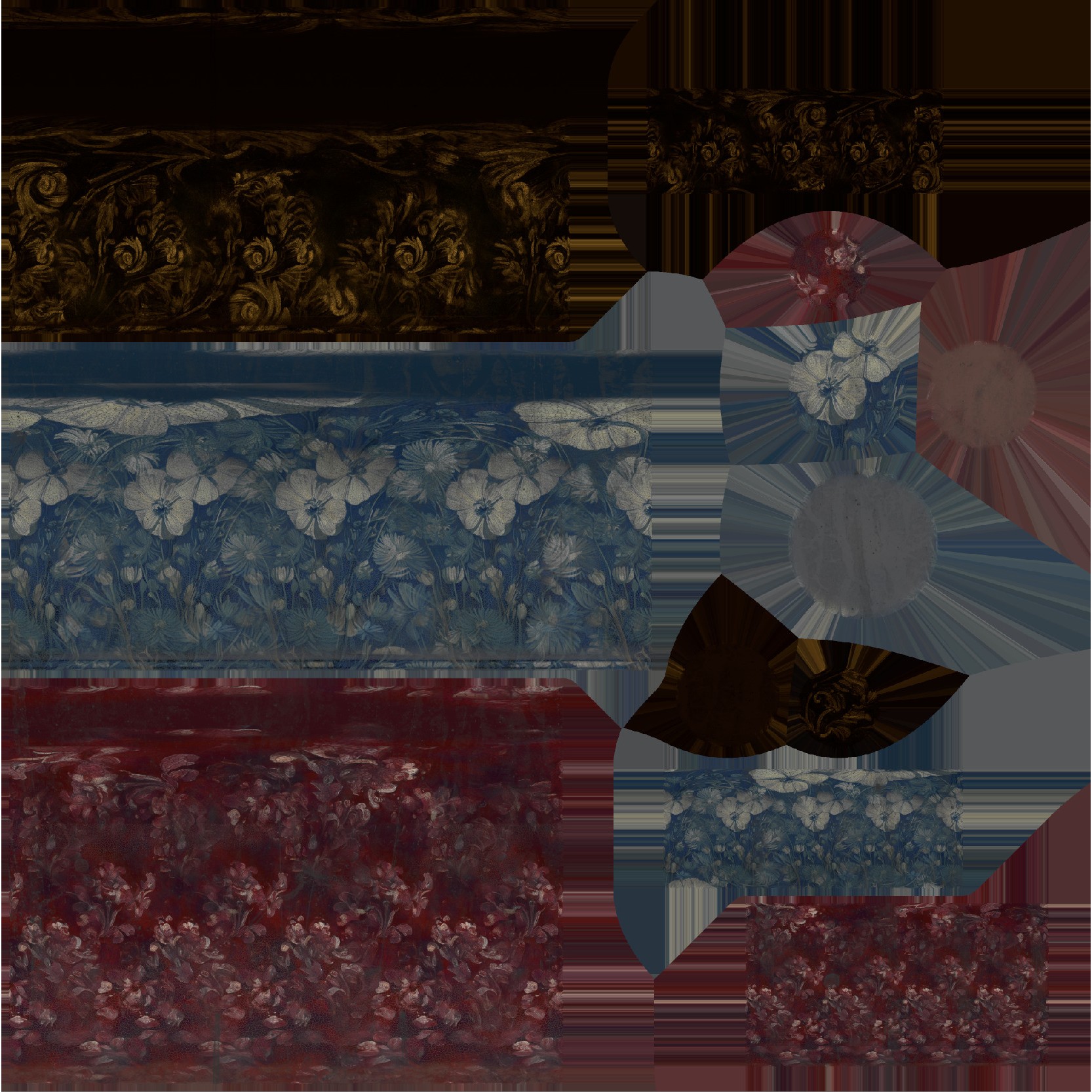 Vintage Pots Set - Low-Poly Game-Ready 3D Model