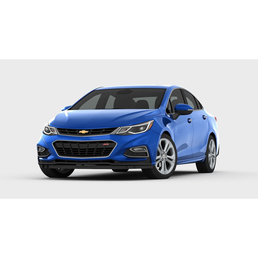 Chevrolet Volt 3D Model – High Poly Eco Hatchback, FBX, OBJ - View 10