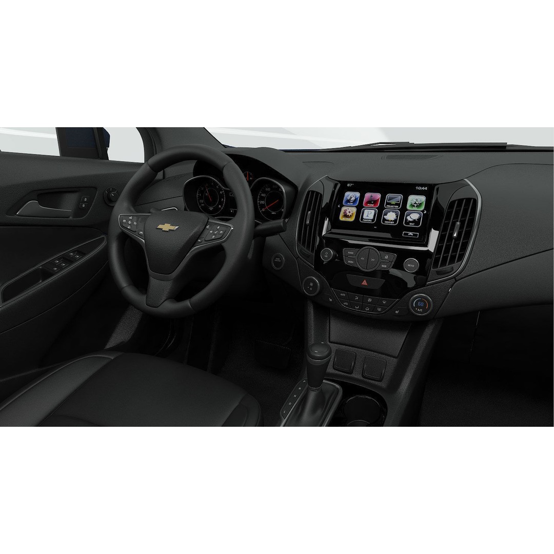 Chevrolet Volt 3D Model – High Poly Eco Hatchback, FBX, OBJ - View 20