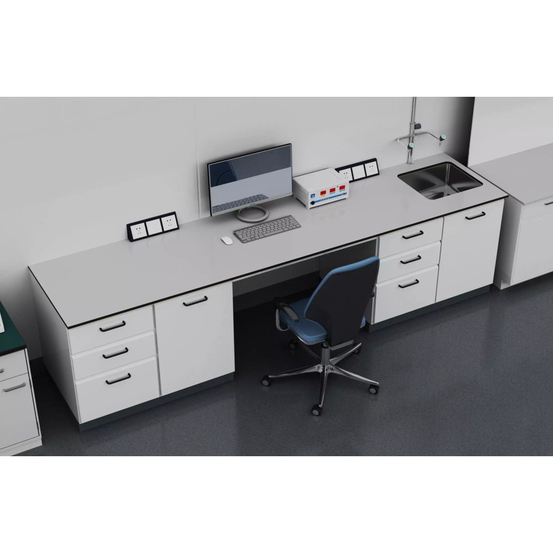 Laboratory Table 3D Model – Low Poly Science Asset, FBX, OBJ - View 7