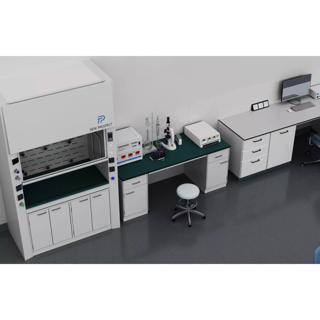 Laboratory Table 3D Model – Low Poly Science Asset, FBX, OBJ - View 8