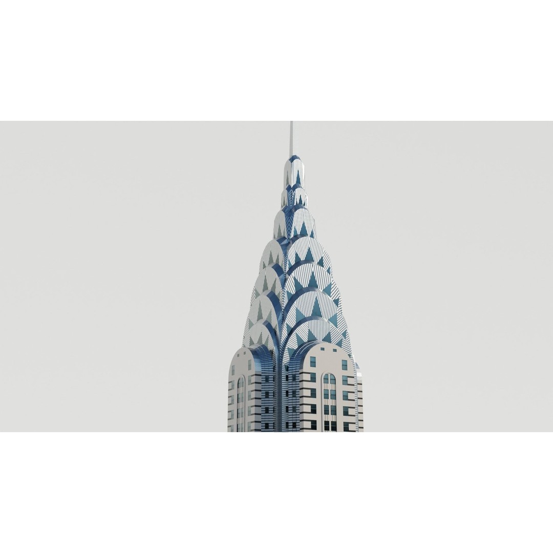 NYC Old Tall Skyscrapers 3D Model – Low Poly Urban Asset, FBX, OBJ - View 17
