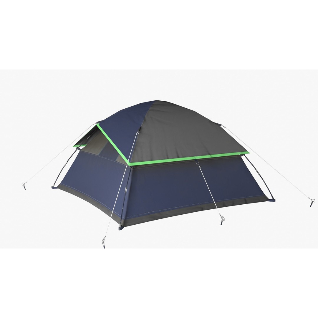Camping Tent 3D Model – Low Poly PBR Asset, FBX, OBJ, Blender - View 11