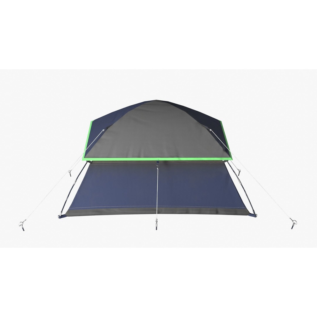 Camping Tent 3D Model – Low Poly PBR Asset, FBX, OBJ, Blender - View 12