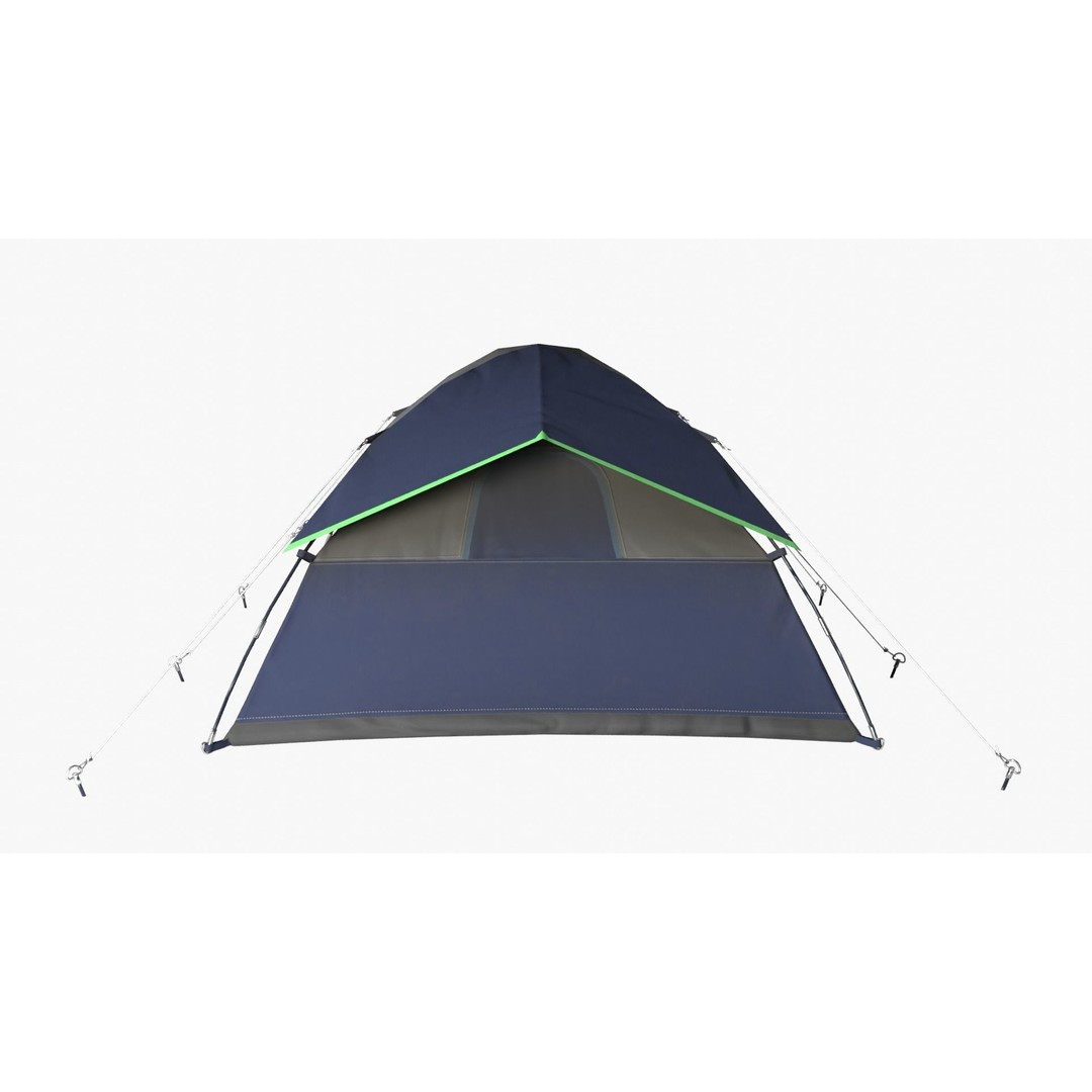 Camping Tent 3D Model – Low Poly PBR Asset, FBX, OBJ, Blender - View 9