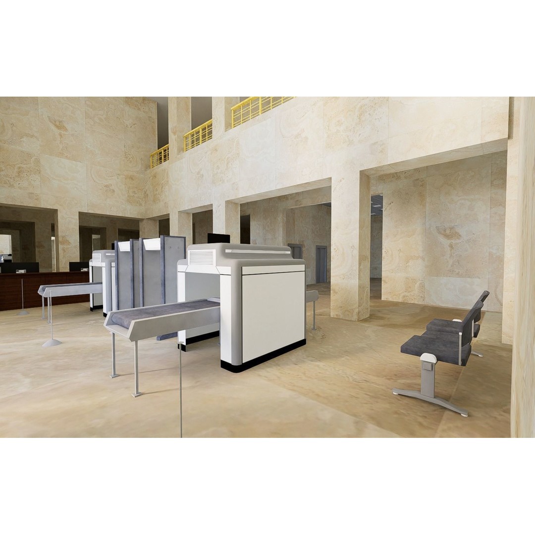 District Attorney's Office 3D Model – Exterior Building, FBX - View 35