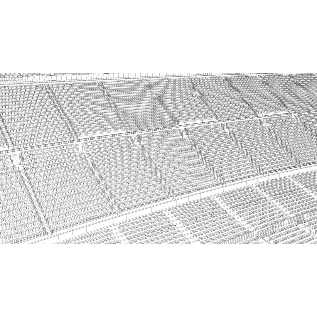 Camp Nou 3D Model – Realistic Stadium Asset for Games & Archviz - View 24