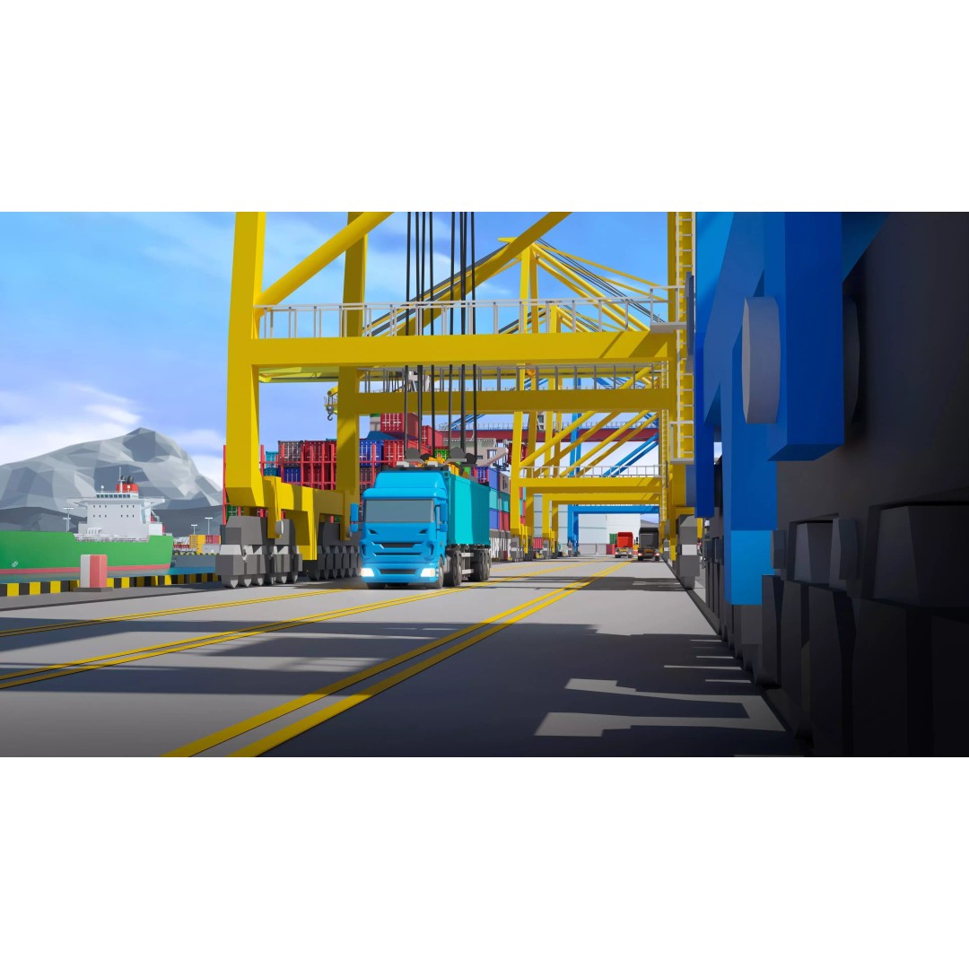 Port 3D Model – Low Poly Industrial Assets for Game Development - View 12