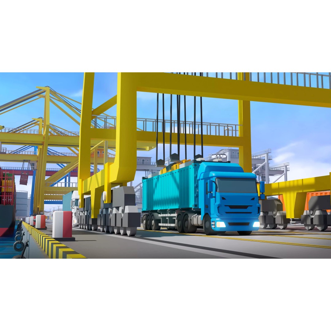 Port 3D Model – Low Poly Industrial Assets for Game Development - View 21