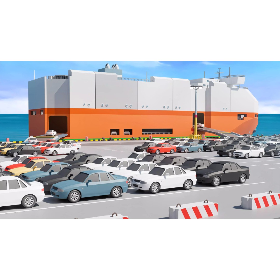 Port 3D Model – Low Poly Industrial Assets for Game Development - View 23