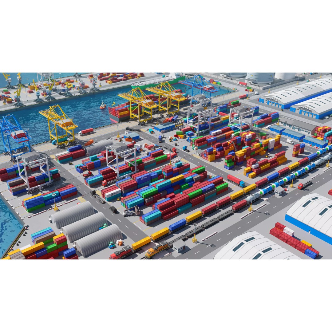 Port 3D Model – Low Poly Industrial Assets for Game Development - View 27