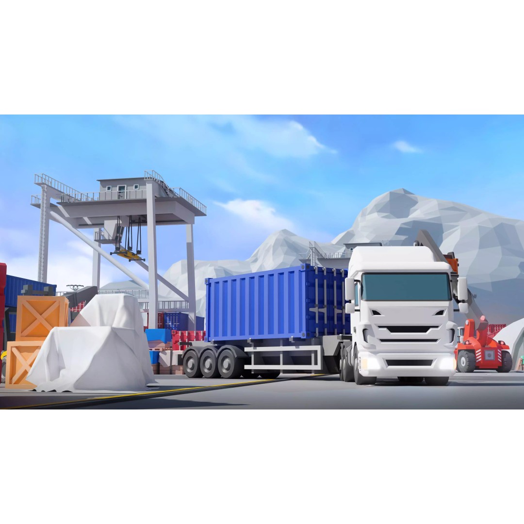 Port 3D Model – Low Poly Industrial Assets for Game Development - View 28