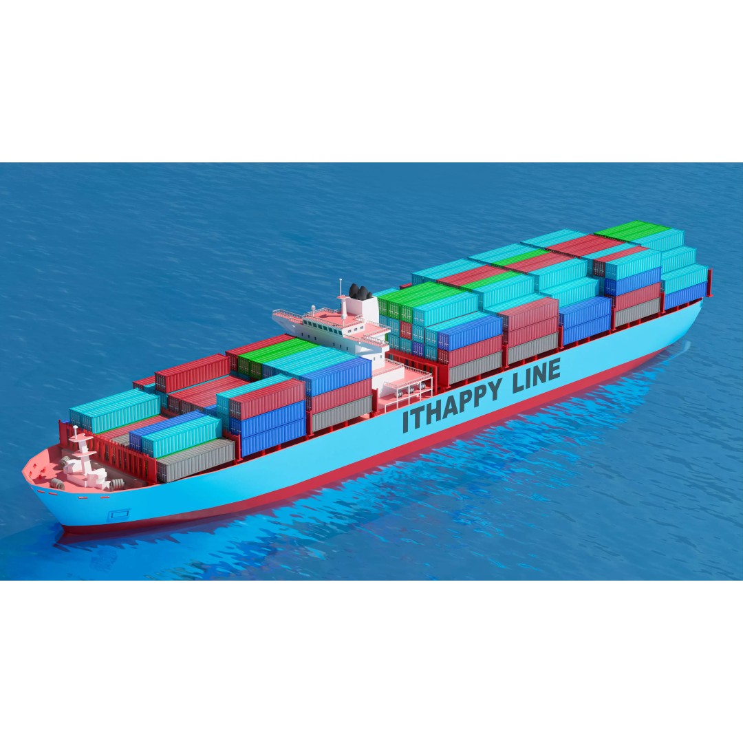 Port 3D Model – Low Poly Industrial Assets for Game Development - View 35