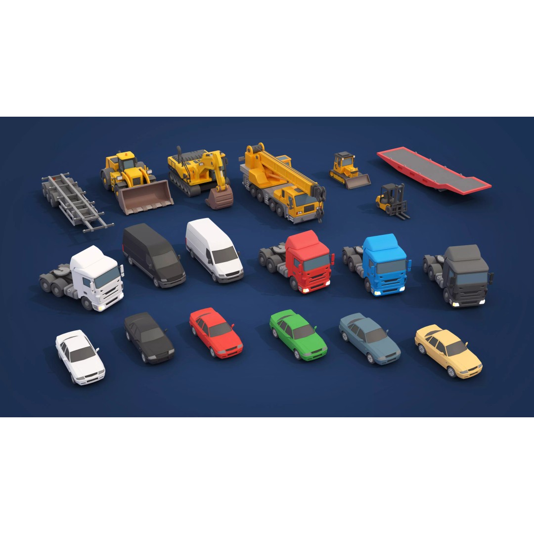 Port 3D Model – Low Poly Industrial Assets for Game Development - View 47