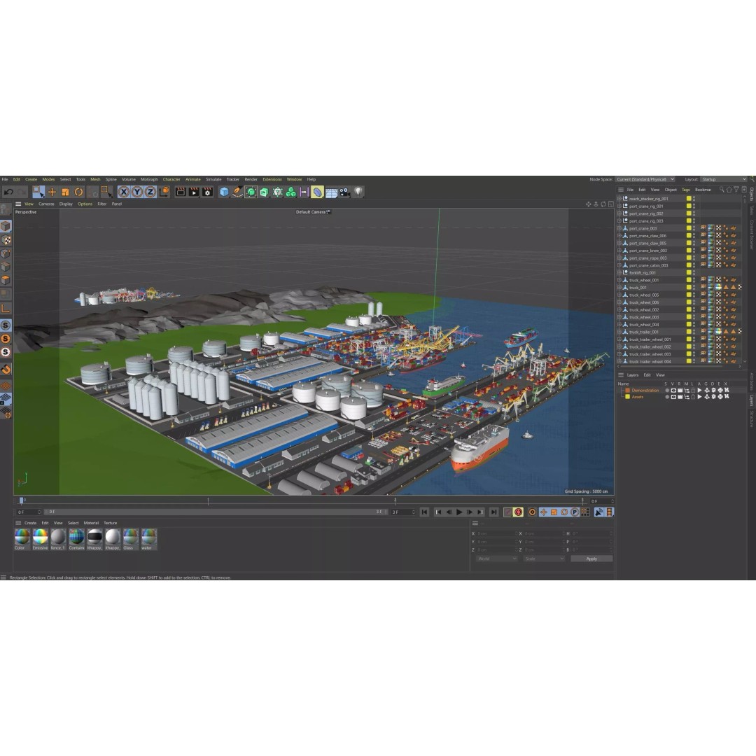 Port 3D Model – Low Poly Industrial Assets for Game Development - View 52