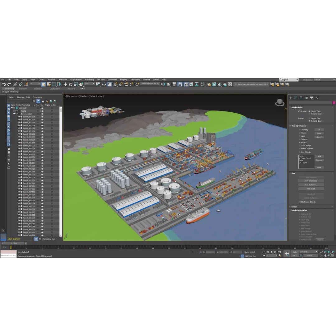Port 3D Model – Low Poly Industrial Assets for Game Development - View 54