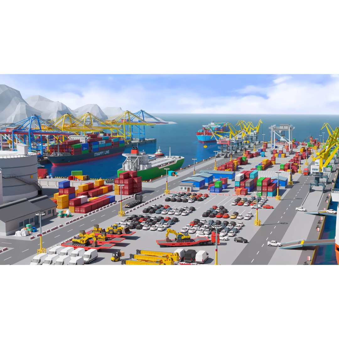 Port 3D Model – Low Poly Industrial Assets for Game Development - View 8