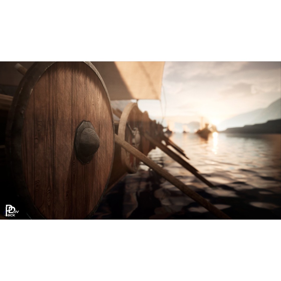 Viking Environment 3D Model – Realistic Low-Poly Asset Package, FBX - View 14