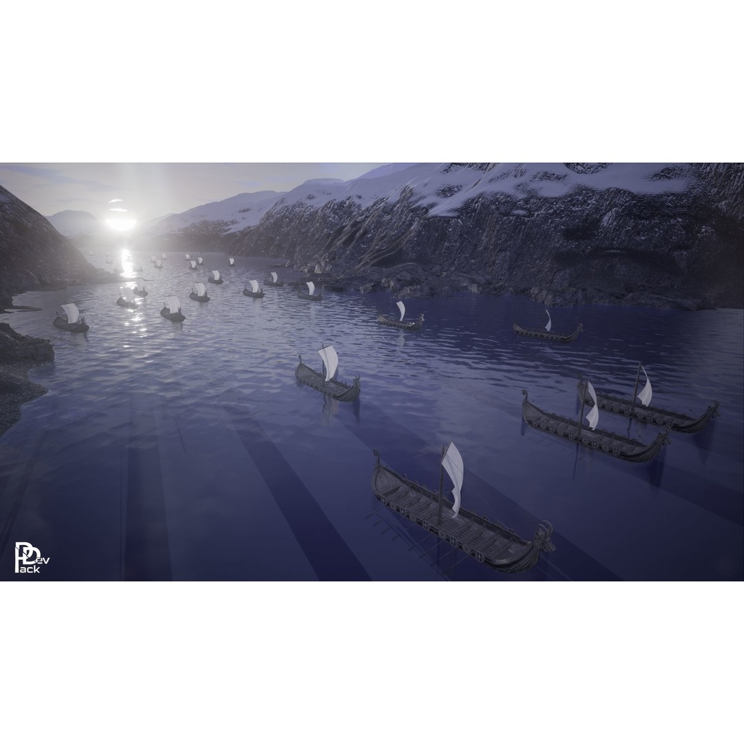 Viking Environment 3D Model – Realistic Low-Poly Asset Package, FBX - View 18