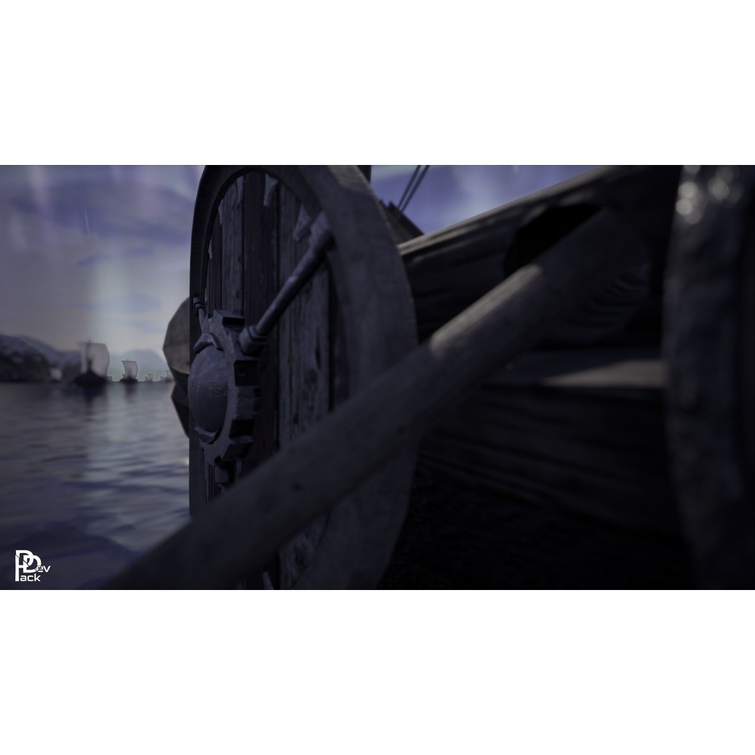 Viking Environment 3D Model – Realistic Low-Poly Asset Package, FBX - View 19