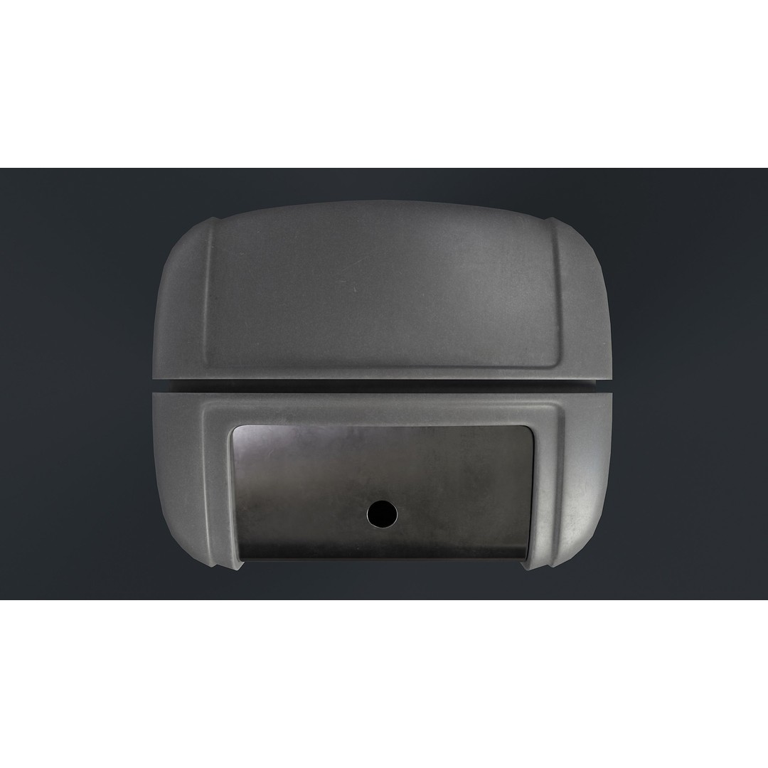 Street Trash Can 3D Model – Low Poly Game-Ready PBR Asset, FBX - View 16
