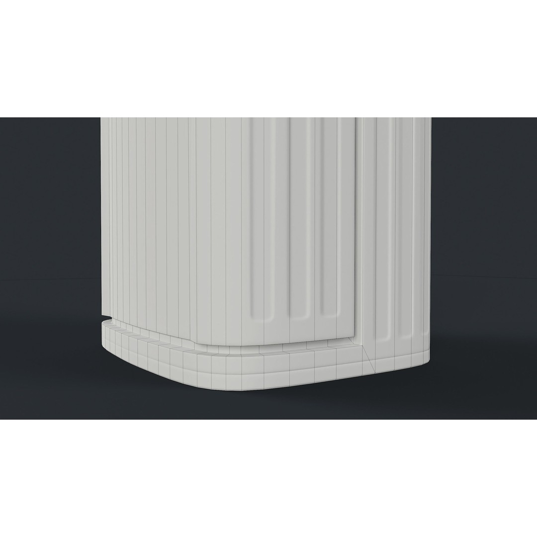 Street Trash Can 3D Model – Low Poly Game-Ready PBR Asset, FBX - View 28