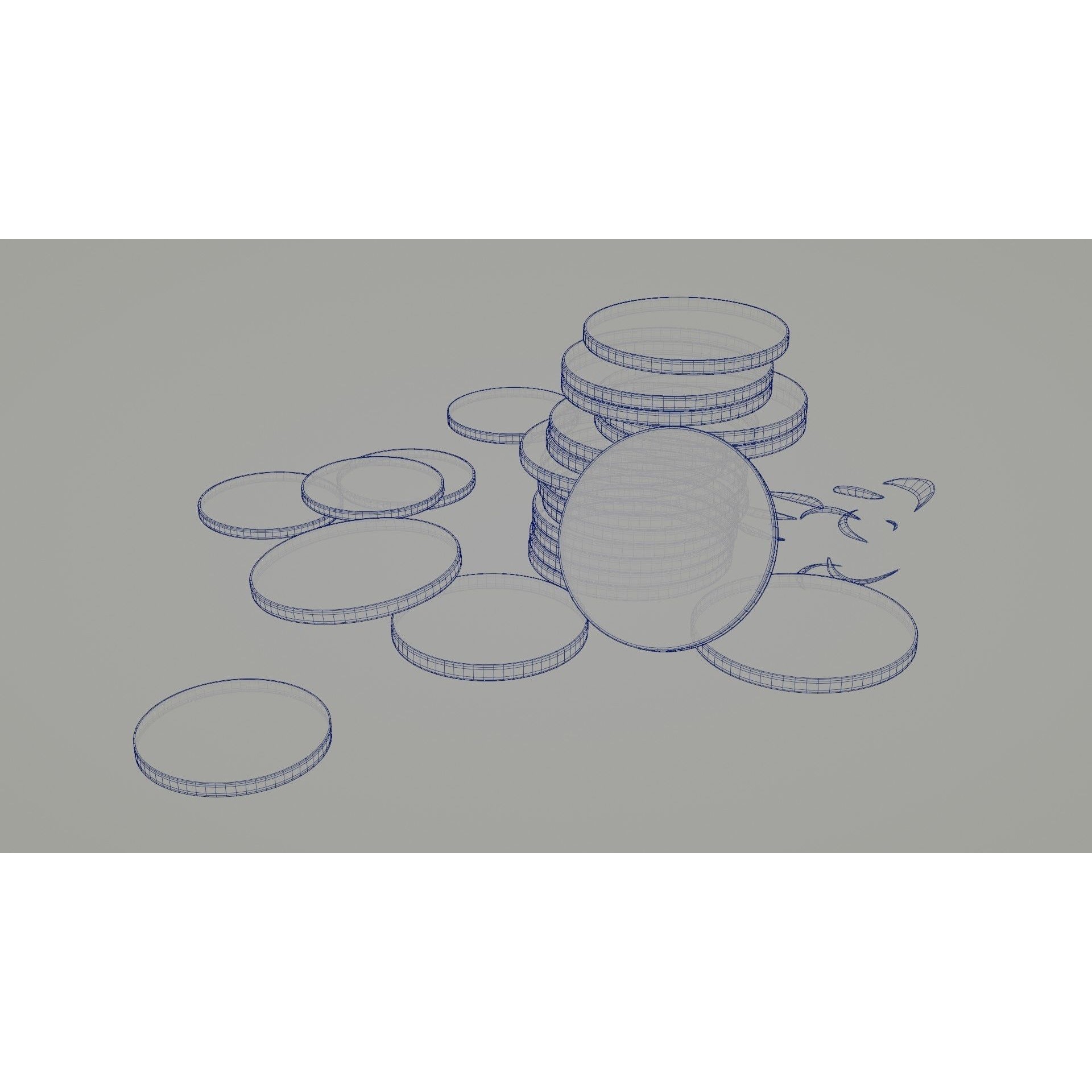 Four Dollars and Eighty-Seven Cents - Game-Ready 3D Model