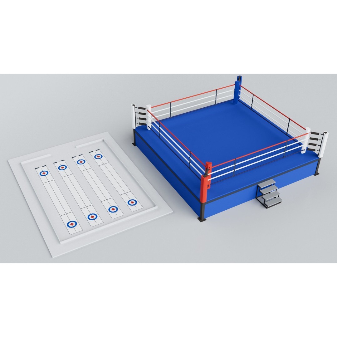 Sports Stadium Pack 3D Model – Game Ready Collection, FBX, OBJ