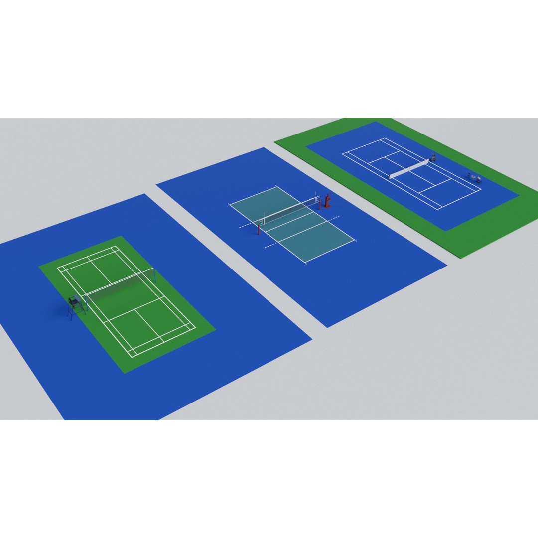 Sports Stadium Pack 3D Model – Game Ready Collection, FBX, OBJ - View 9