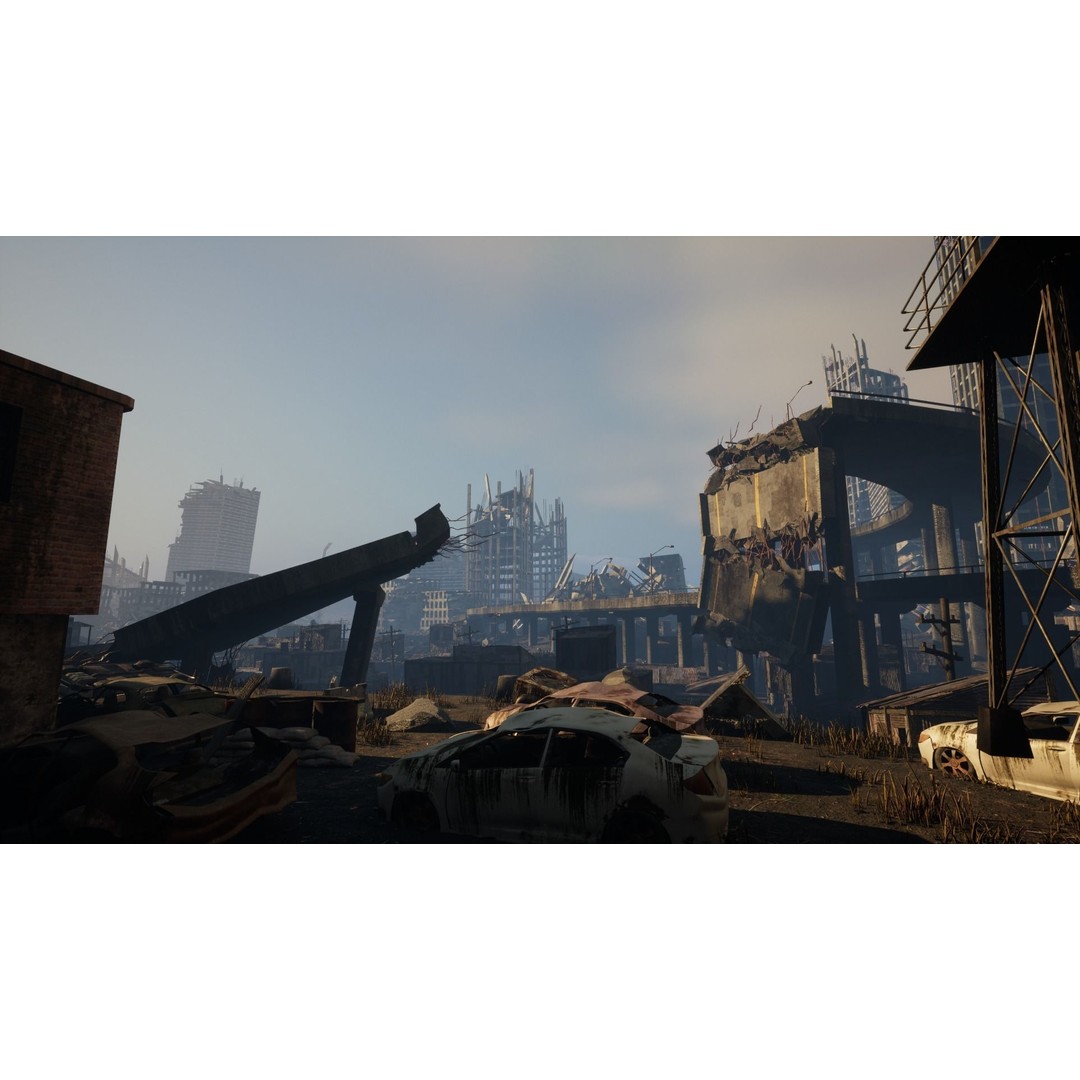 Post Apocalyptic City 3D Model – High Poly Game Asset, UE5 - View 11