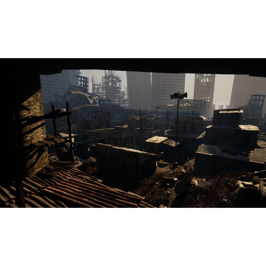 Post Apocalyptic City 3D Model – High Poly Game Asset, UE5 - View 6