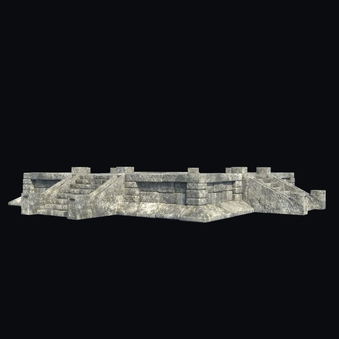 Ancient Aztec Temple 3D Model – Low Poly Game-Ready Asset, FBX, OBJ - View 16