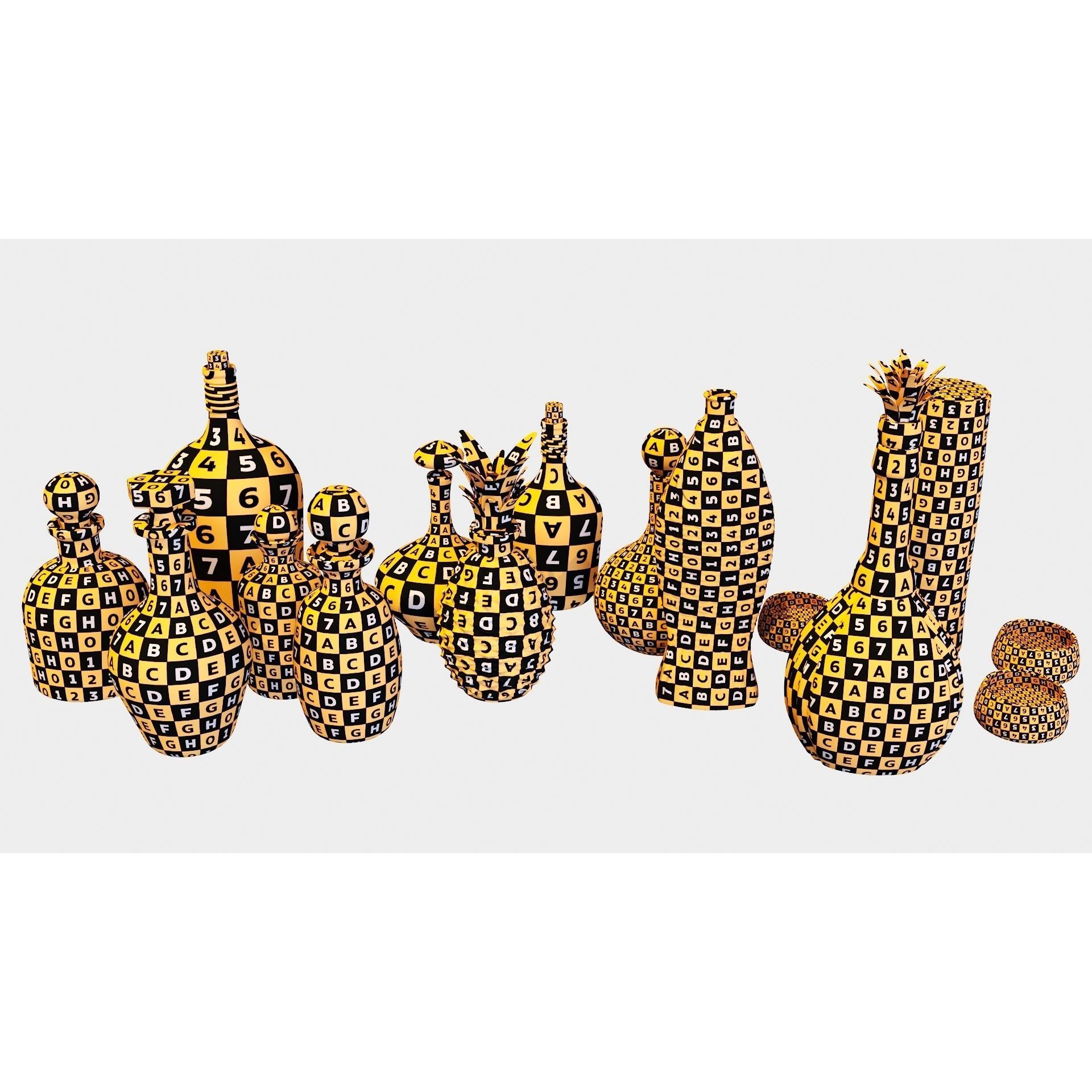 Bartender Tools Set - Game-Ready 3D Model - View 10