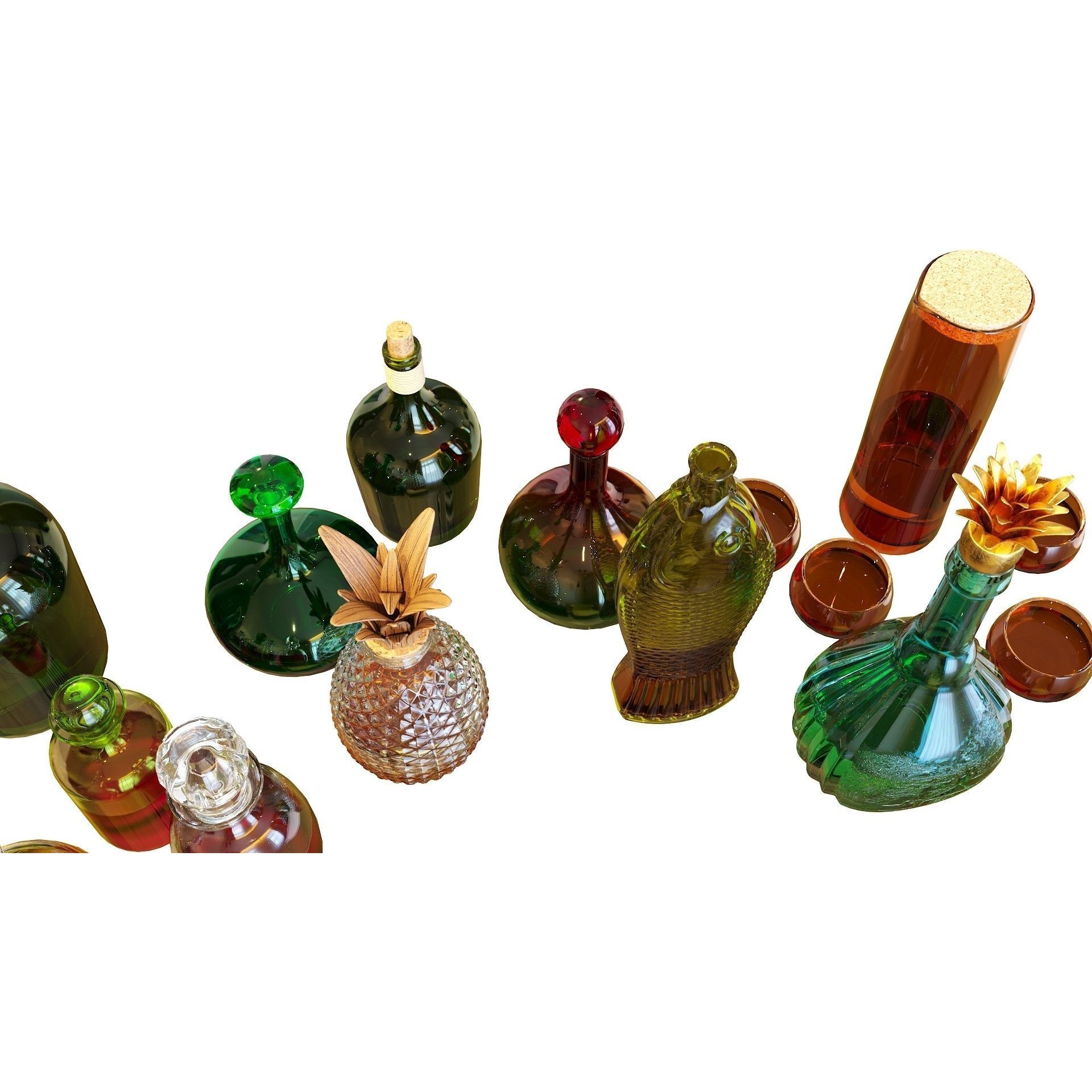 Bartender Tools Set - Game-Ready 3D Model - View 5