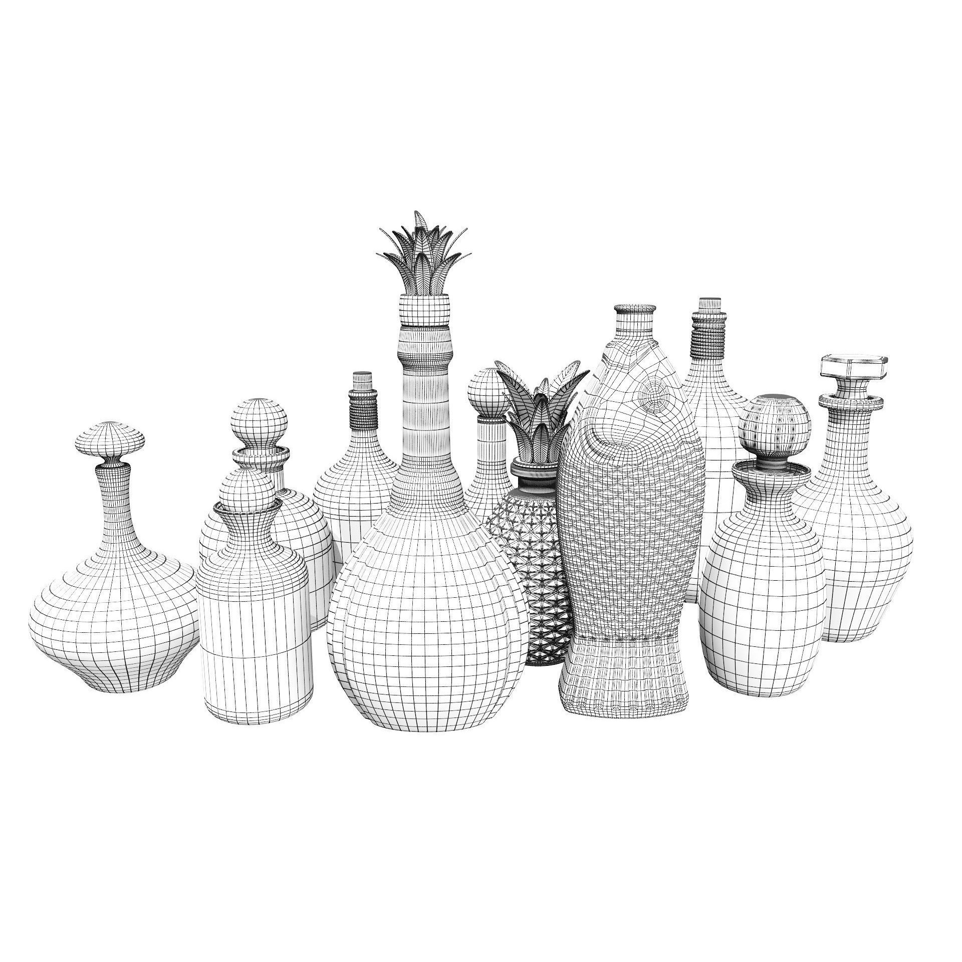 Bartender Tools Set - Game-Ready 3D Model - View 6