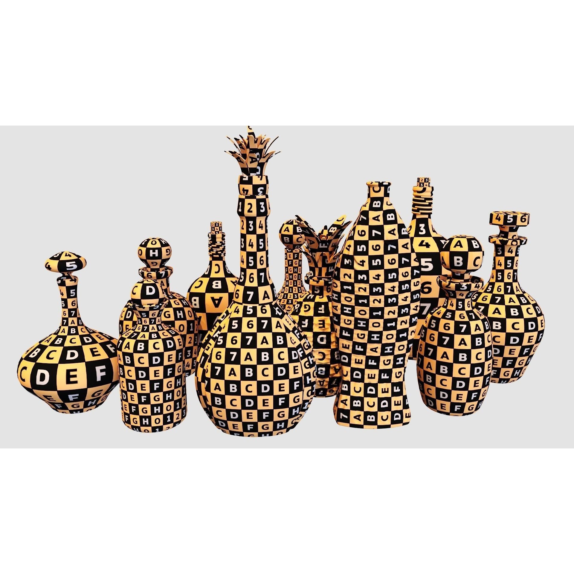 Bartender Tools Set - Game-Ready 3D Model - View 7