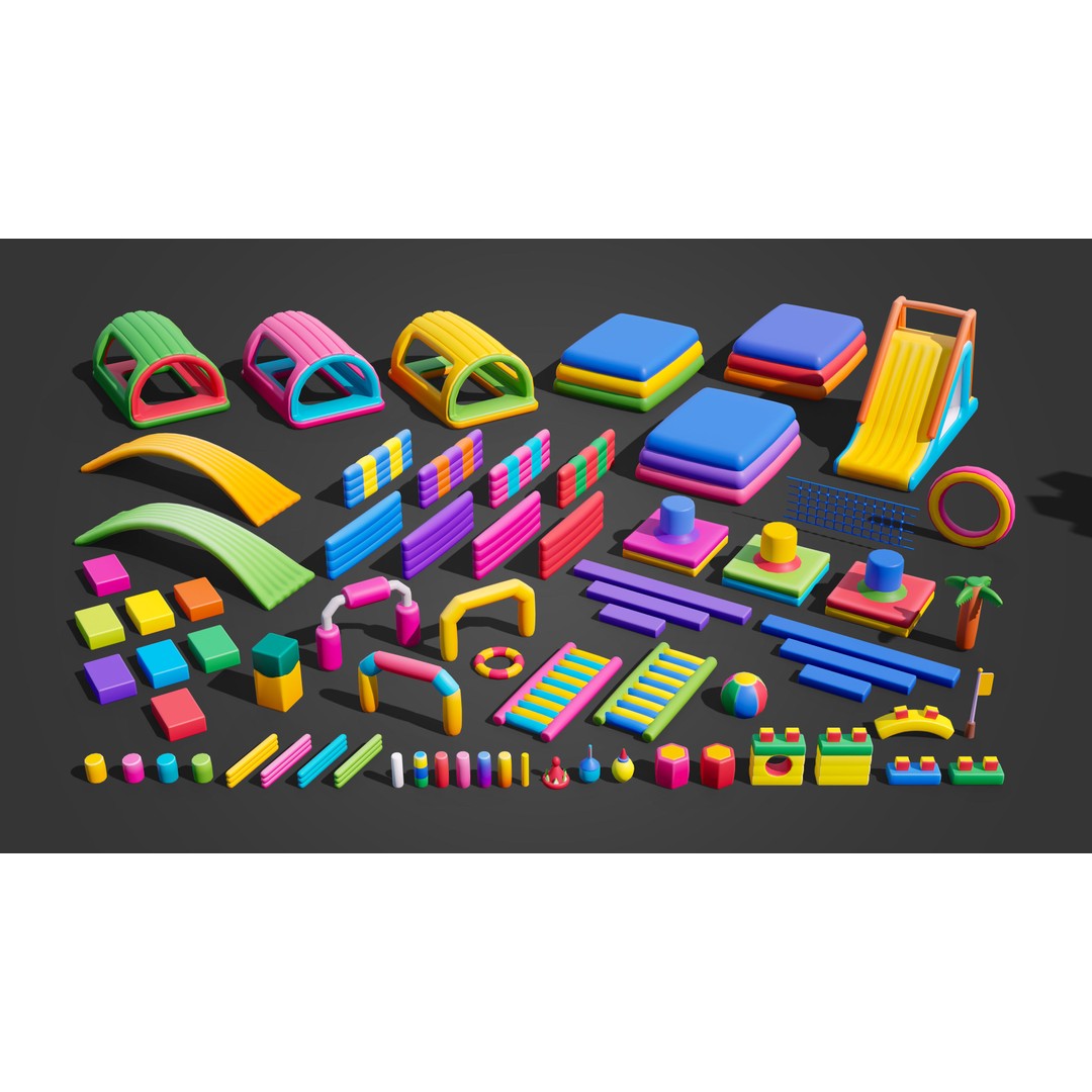 Battle Stadium 3D Model – Low Poly Game Asset with Unique Arenas - View 25