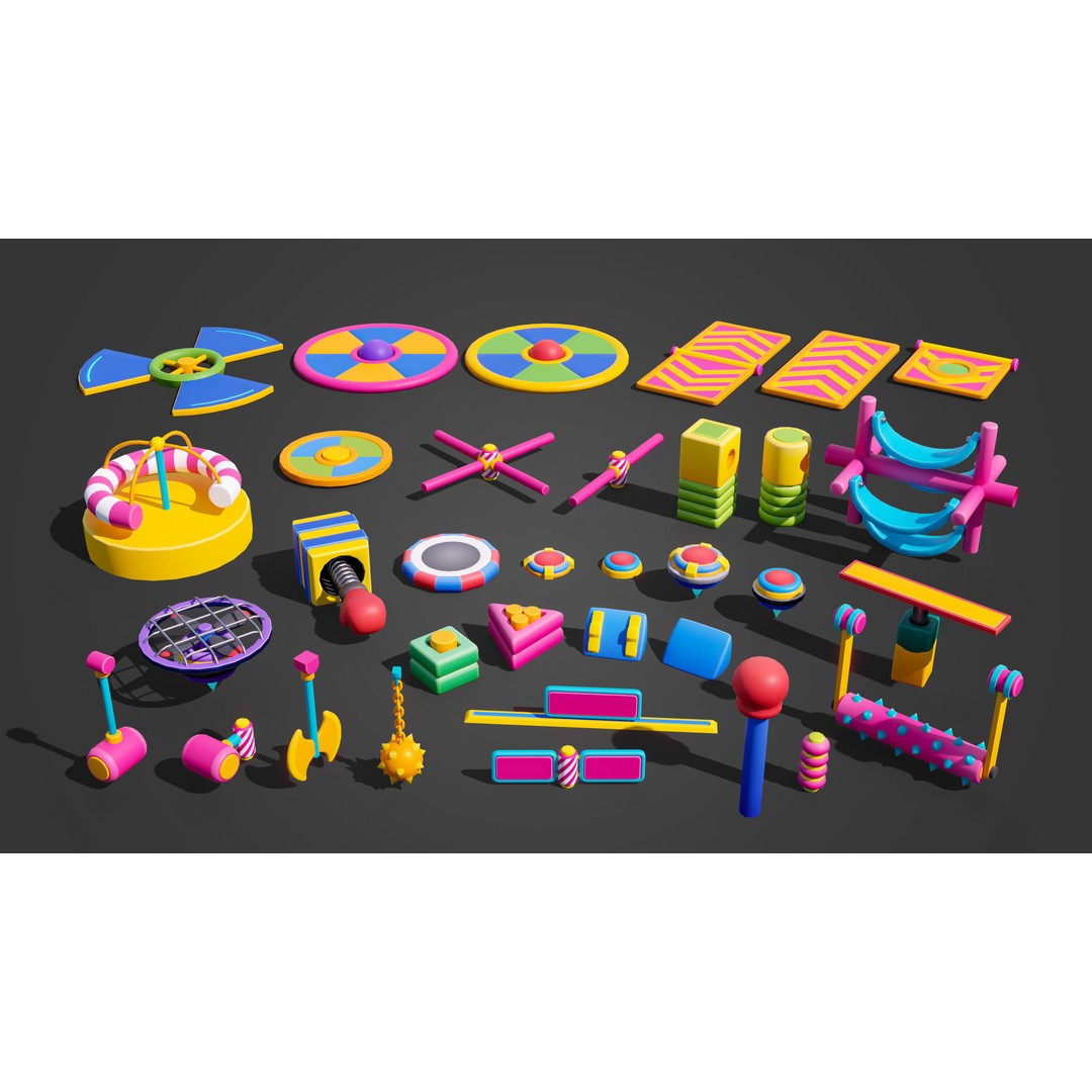 Battle Stadium 3D Model – Low Poly Game Asset with Unique Arenas - View 26