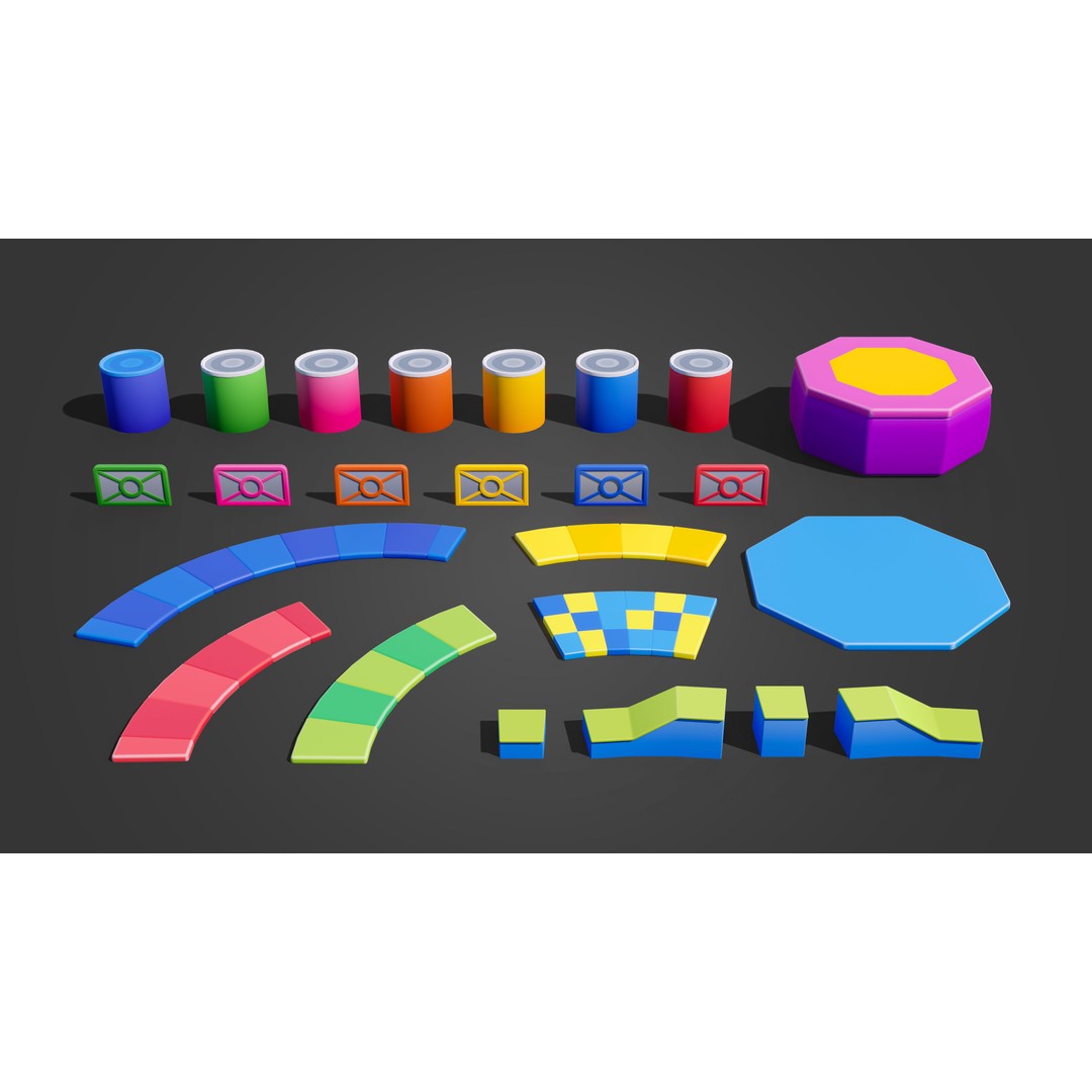 Battle Stadium 3D Model – Low Poly Game Asset with Unique Arenas - View 28