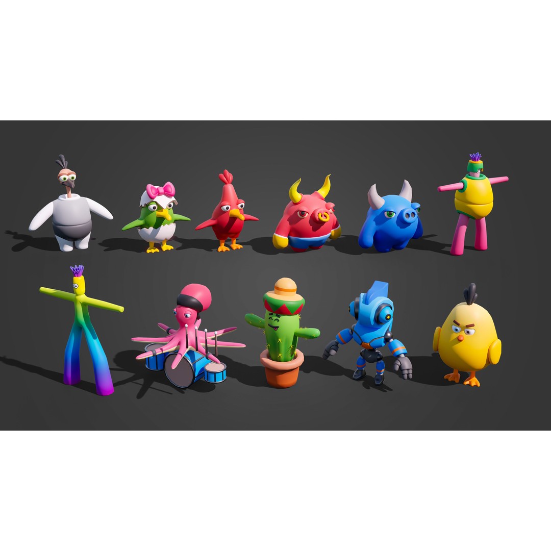 Battle Stadium 3D Model – Low Poly Game Asset with Unique Arenas - View 30