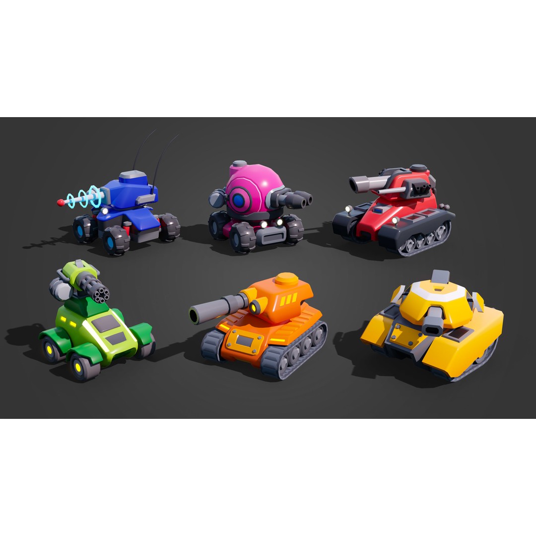 Battle Stadium 3D Model – Low Poly Game Asset with Unique Arenas - View 31