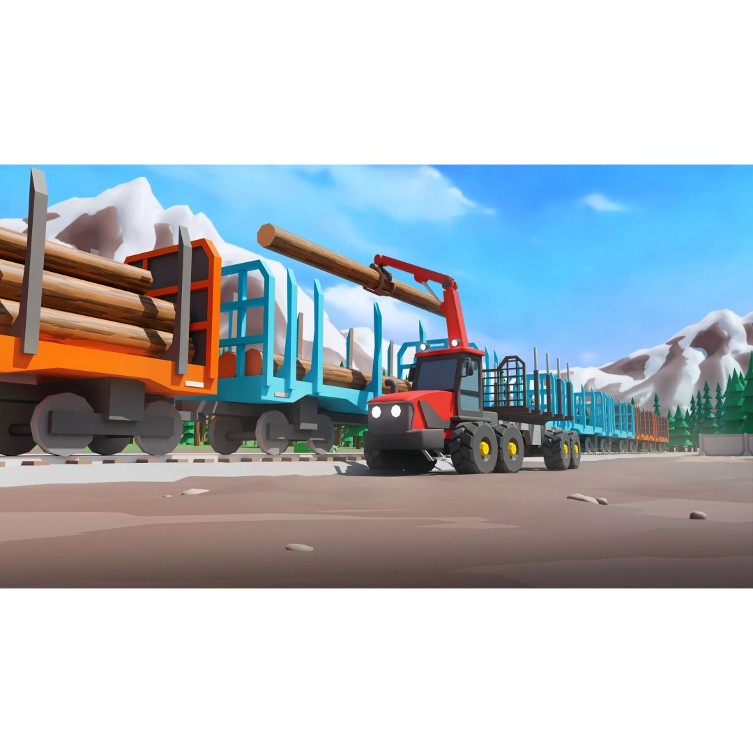 Logging Facility 3D Model – Low Poly Industrial Asset, FBX/Blender - View 16
